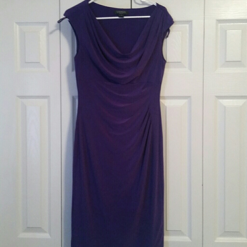 Ralph lauren purple dress